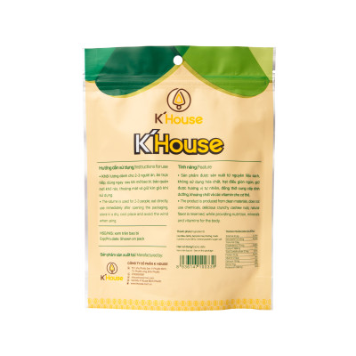 Hạt Điều Muối Hồng Kông Cao Cấp Túi Zipper 200gr- Đậm đà khó cưỡng - Hạt Điều K House Bình Phước