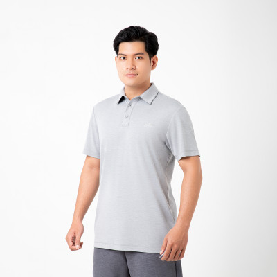 Áo Polo Golf Nam Cổ Sơ Mi Cao Cấp ALLPUR Công Nghệ Coolmax Chống Nhăn - Ngăn mùi - Màu Xám Grey
