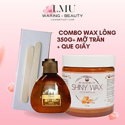 Combo triệt lông wax Shiny handmade và mỡ trăn N