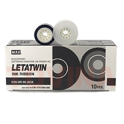 Mực đen LM-IR300B-AS (12mm, 50m/cái) - Hàng Chính Hãng - Max - Nhật Bản