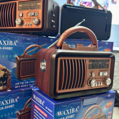 Đài FM Radio Nghe Nhạc, ĐẠI CÁT -XB-898BT FM-AM-SW Cao Cấp-Usb-Thẻ Nhớ-Đèn Pin-Hàng Chính Hãng BH 12 Tháng