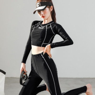 Bộ đồ bơi, tắm biển nữ kín đáo quần áo dài che nắng, bộ đồ đi tập gym, tập yoga - B.33