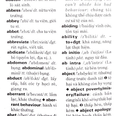 Từ Điển Anh - Việt