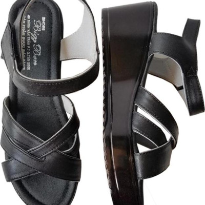 Giày Sandal Xuồng Nữ BIGGBEN Da Bò Thật SDX09