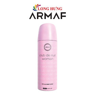 Xịt khử mùi làm thơm cơ thể Armaf Club De Nuit (200ml) - Hàng chính hãng
