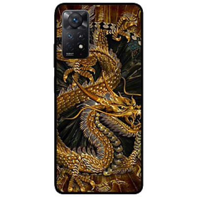 Ốp lưng dành cho Xiaomi Redmi Note 11 Pro 5G - Rồng Nền Đen