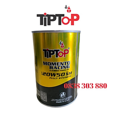Dầu nhớt xe Số TIPTOP 20W50 API:SM [MUA 2 TẶNG 1 ÁO+2 MÓC KHÓA] [MUA 3 TẶNG 3 ÁO 5 MÓC KHÓA 1 TUÝP HỘP SỐ]