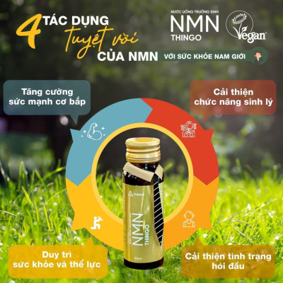 Combo 3 SET Nước Uống NMN Thingo + Tặng Cốc NMN hoặc Túi NMN cao cấp chính hãng