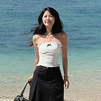 Áo cúp ngực áo ống phối nơ trước nữ tính có size Sunie Miều Est.2013