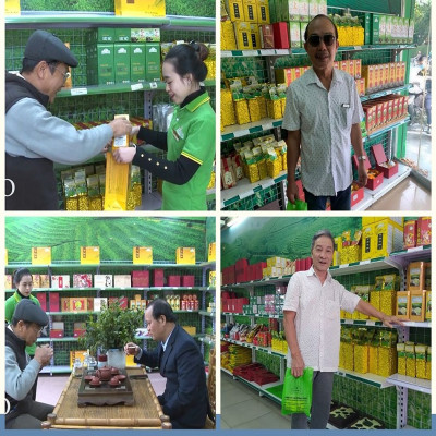 Combo 02 hộp trà tân cương long đình 200 gram