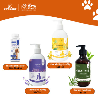 Sữa Tắm Charmie Oải Hương Cho Thú Cưng - Hương Thơm Bền Lâu 280ml_Fivevet