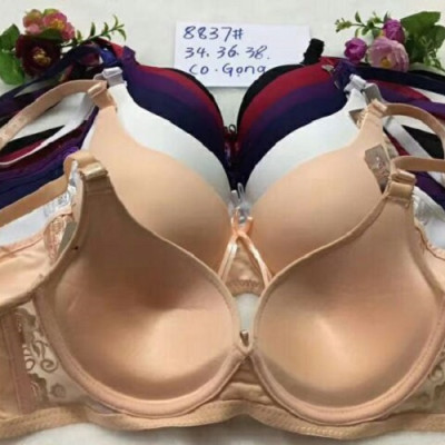 Áo lót nữ mỏng thun lạnh trơn có gọng nâng ngực 8837 — Đệm mỏng, ôm nịnh ngực, thoáng mát (Size 34/36/38)