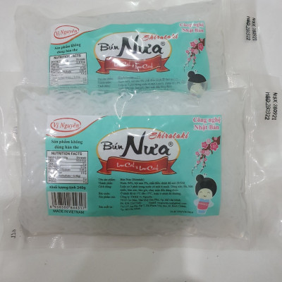 Combo 5 Gói Bún Nưa Vị Nguyên Das Keto 240g