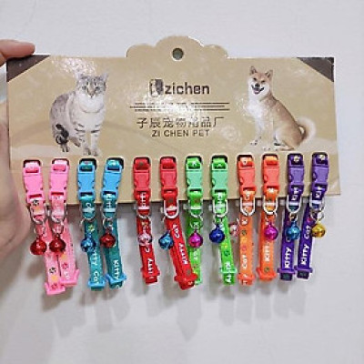 VÒNG CỔ CHO CHÓ MÈO ZICHEN NHIỀU HOẠ TIẾT BẢN 0.8cm-1.0cm-1.5cm - GIAO NGẪU NHIÊN