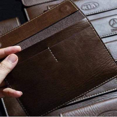 Ví đựng giấy tờ xe dành cho ô tô Vinfast Da Cao Cấp, Ví da đựng giấy tờ xe ô tô