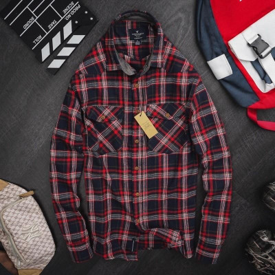 Áo sơ mi dạ A.Eagle phong cách cổ điển