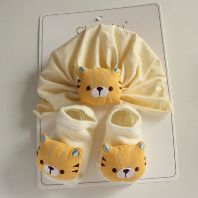 Set Mũ/ Nón Turban Kèm Vớ Đính Thú Dễ Thương cho bé - Chicbaby