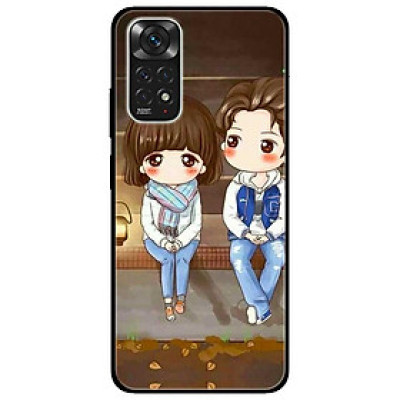 Ốp lưng dành cho Xiaomi Redmi Note 11 4G - Anime Cặp Đôi Ngồi