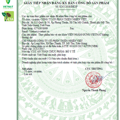 VIÊN NGẬM GỪNG KHÔNG ĐƯỜNG VIETNAT HỔ TRỢ GIẢM HO - Hộp/20 Viên