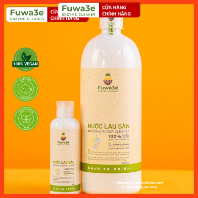 [Can 10L tiết kiệm] Nước lau sàn hữu cơ enzyme sinh học từ vỏ dứa Fuwa3e - hương SẢ CHANH