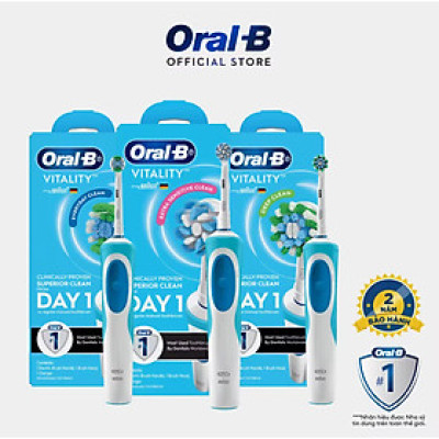Bàn chải điện Oral-B Vitality - Hộp Eco - Chính hãng bảo hành 24 tháng