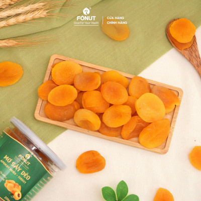 Mơ thổ nhĩ kỳ Fonut 250g - 500G trái cây sấy dẻo thơm ngon phù hợp cho người ăn kiêng, mẹ bầu ăn vặt