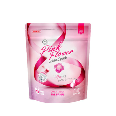 Viên giặt xả Top Step hương Nước hoa tinh tế gói 33 viên (462g)