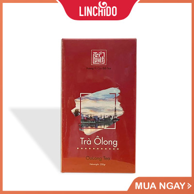 Trà Oolong (Ô long) Kim Tuyên Hộp Giấy 200g - Trà Ô long Trí Việt