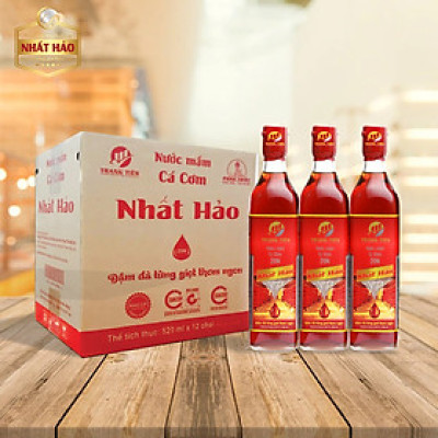 Nước mắm cá cơm Nhất Hảo 20N 520ml - Thùng 12 chai