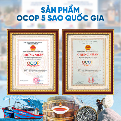 Set quà Tinh Túy 2 ( 1 chai nước mắm cốt đặc biệt + 1 chai mắm tép 650ml)