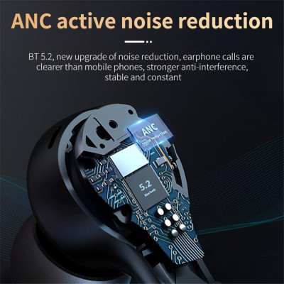 CINCATDY Tai Nghe Bluetooth V5.0 Earbuds Gaming Headphone True Wireless Headset J7 ANC - Hàng Chính Hãng