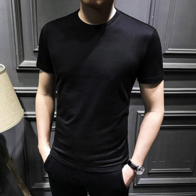 Áo Thun – Phông, Tay Ngắn, Cổ Tròn, Unisex, Trơn, Body, Thể Thao, Big Size, Form Rộng, Đen, Kingchuyensi, V01 - Nam