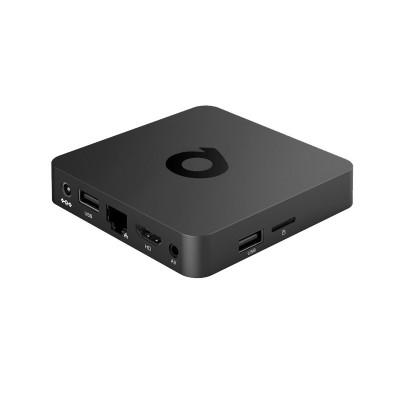 Android Tivi Box Q1 Qixi  - Ram 2G - Android TV 10 - Dual Wifi - Bluetooth - Netflix - Remote Tìm Kiếm Bằng Giọng Nói - Hàng Nhập Khẩu