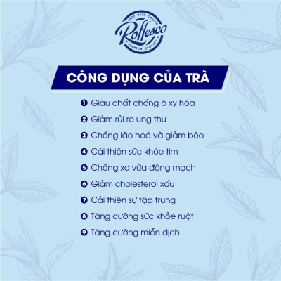 Combo 2 Trà Đen ROFFESCO PREMIUM BLACK TEA Hương Vị Dịu Nhẹ Hậu Ngọt Túi 400g