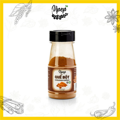 Quế Bột Tự Nhiên Vipep Hũ Nhựa 35g - Gia vị Vipep