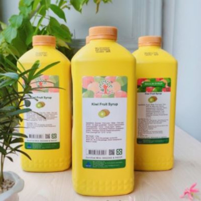 Siro Kiwi Maulin (Mau Lin Kiwi Syrup) Chai 2.5 Kg - Nguyên liêu pha chế trà sữa hương thơm hảo hạng