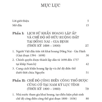Chế Độ Công Điền Công Thổ Trong Lịch Sử Khẩn Hoang Lập Ấp Ở Nam Kỳ Lục Tỉnh