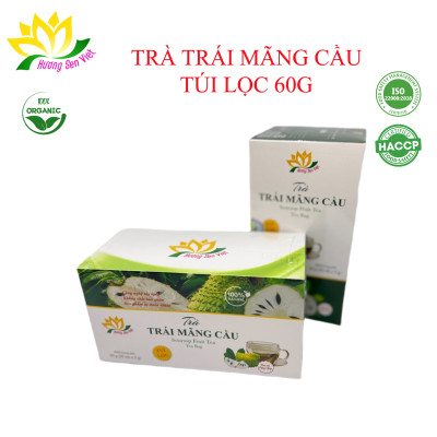 TRÀ TRÁI MÃNG CẦU TÚI LỌC HỘP 60G - HƯƠNG SEN VIỆT
