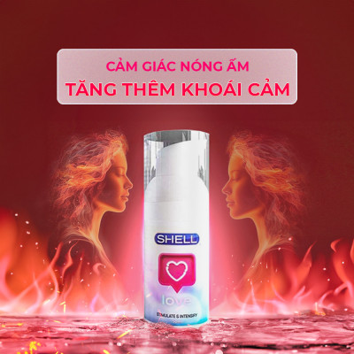 Gel bôi trơn tăng khoái cảm nữ Shell Love - Chai 50ml | SHELL CHÍNH HÃNG
