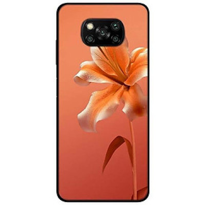 Ốp lưng dành cho Xiaomi Poco X3 mẫu Hoa Lan Cam