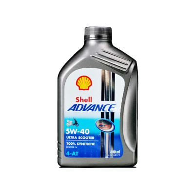 Nhớt cao cấp cho xe tay ga đời mới Shell Ultra Scooter 4T 5W40 800ml - Chính Hãng Shell 100%