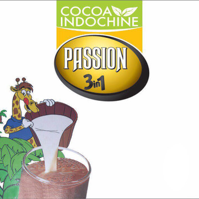 Bột Cacao Hòa Tan Passion 3 In 1 Cocoa Indochine - Hũ 400g