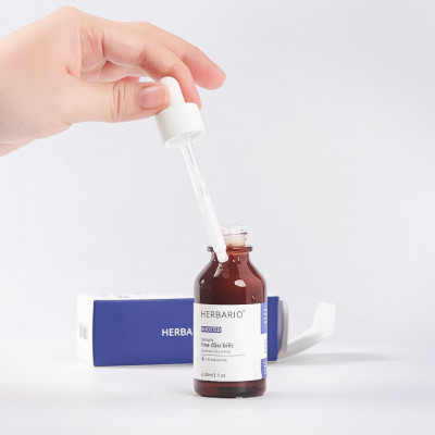 Boosted Serum hoa đậu biếc Herbario 30ml tái tạo, cấp ẩm da thuần chay
