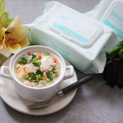 Combo 10 Gói Khăn Ướt Bebesup Light 80 Tờ/ Gói Nhập Khẩu Hàn Quốc Thương Hiệu Bebesup