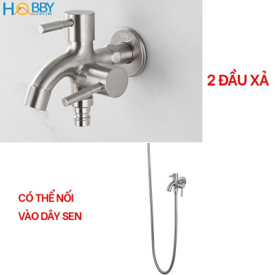 Bộ vòi sen tắm có củ sen lạnh dây sen  inox 304 Hobby home decor CST1
