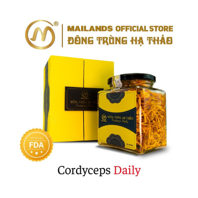 COMBO 4 hộp Đông Trùng Hạ Thảo MaiLands Cordyceps Daily 4 hộp x 15gr