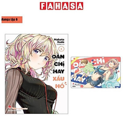 Sách - Đàn Chị Hay Xấu Hổ - Tập 6 - Tặng Kèm Card Bo Góc