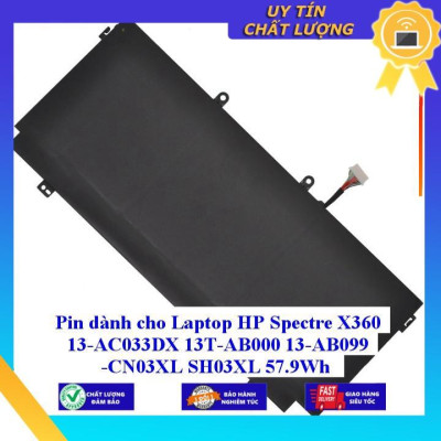 Pin dùng cho Laptop HP Spectre X360 13-AC033DX 13T-AB000 13-AB099 -CN03XL SH03XL 57.9Wh - Hàng Nhập Khẩu New Seal