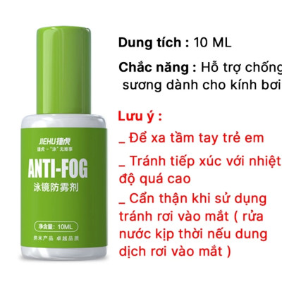 Bình xịt chống sương mờ dành cho kính bơi Cleacco