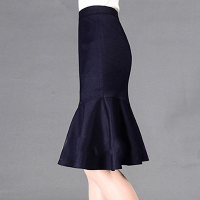 Chân Váy Công Sở Nữ  New Design Thiết Kế Dáng Váy Đuôi Cá Dài,  Phom Chuẩn Ôm Body Gợi Cảm, Vải Tốt co Giãn, Màu Đen MS 009